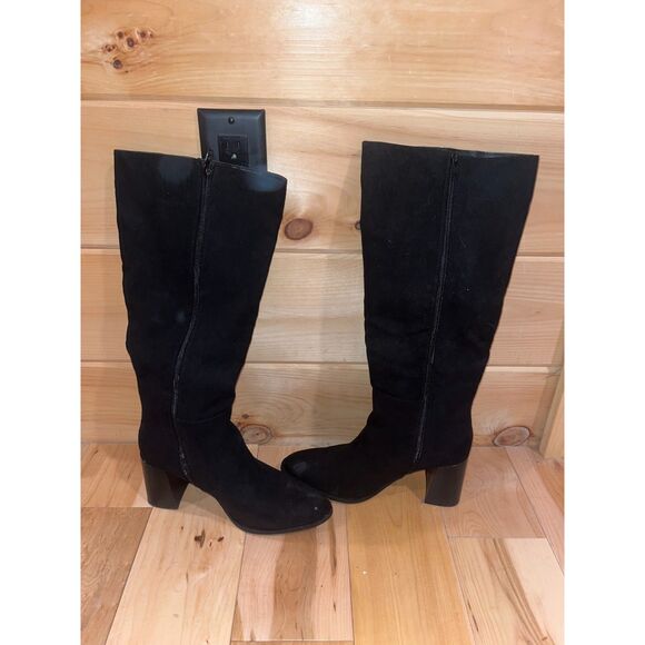 Thigh High Heeled Boots - Picture 2 of 3